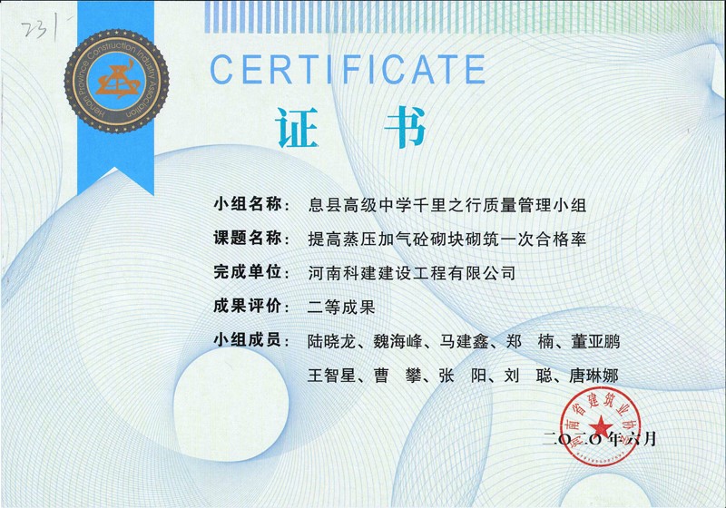 息县高级中学千里之行质量治理幼组